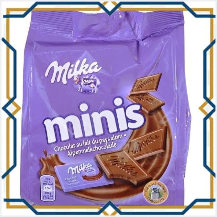 

[LDY] MILKA COKELAT BATANGAN 20MINI TABLETJES MELK 200GR