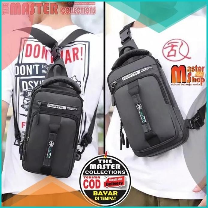 Tas Selempang Pria Haoshuai Tas Pria Trendy Tas Pria Haoshuai Slingbag