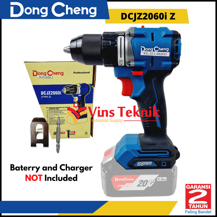 Impact Drill Bor Tembok Brushless Dcjz 2060I Z Dongcheng Dcjz2060I Z