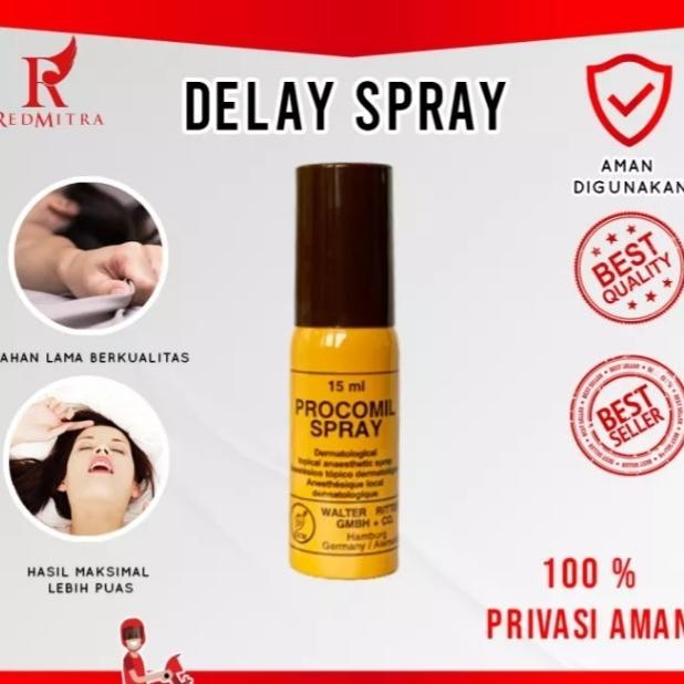Paling dicari PROCOMIL SPRAY ASLI ORIGINAL BIKIN KUAT DAN TAHAN LAMA Original Procomil/Procomill Spr