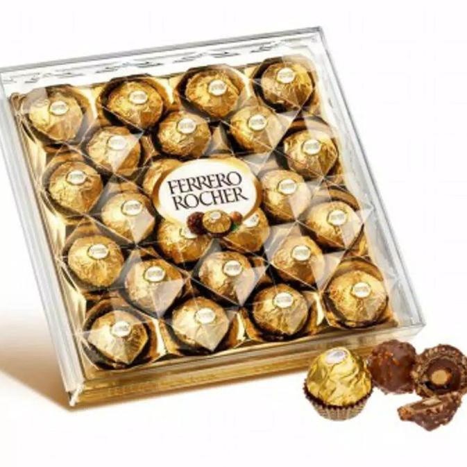 

#promo#murah#Ferrero Rocher Chocolate T-24 300gr Coklat bentuk bulat MRS03