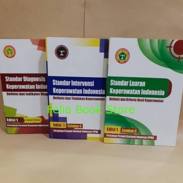 BUKU PPNI - PAKET 3 BUKU STANDAR KEPERAWATAN INDONESIA ( SIKI,SLKI,SDKI ) COD