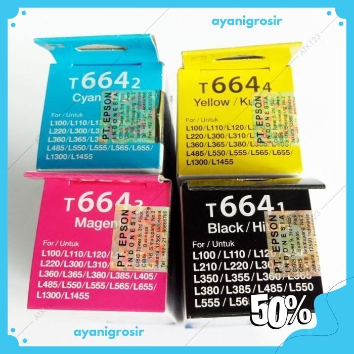 

TINTA PRINTER EPSON 664 - 70 ML PRODUK TERBAIK