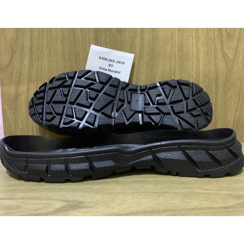 OUTSOLE KARET ALAS SEPATU PDL SAFETY BOOTS BAHAN KARET MENTAH BARU