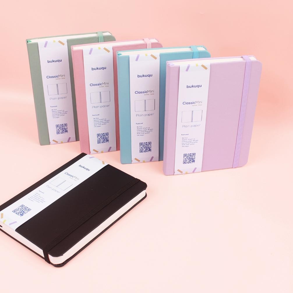 

Viral Bukuqu Classic Notebook Ukuran B6 (12.5 x 17 cm) - Buku Agenda - Bullet Journal Mini Original