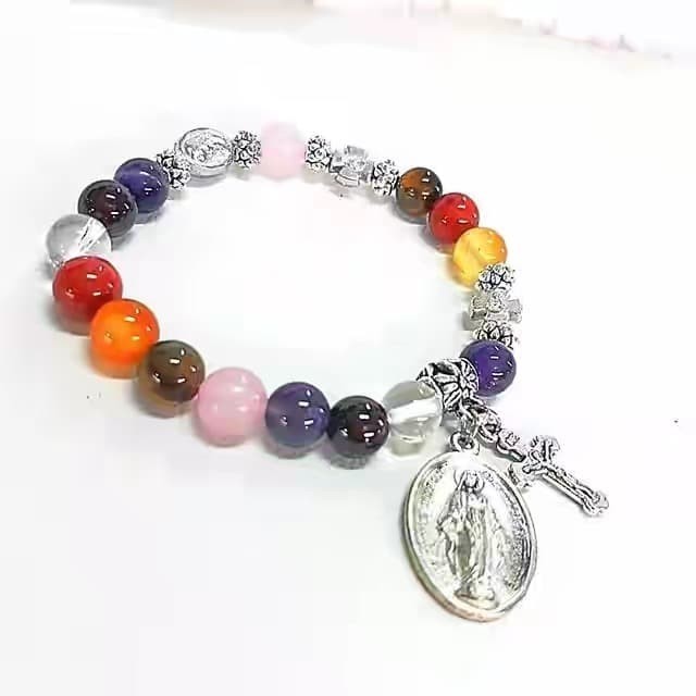 Mayu Gelang Rosario 7 Cakra (10Mm)