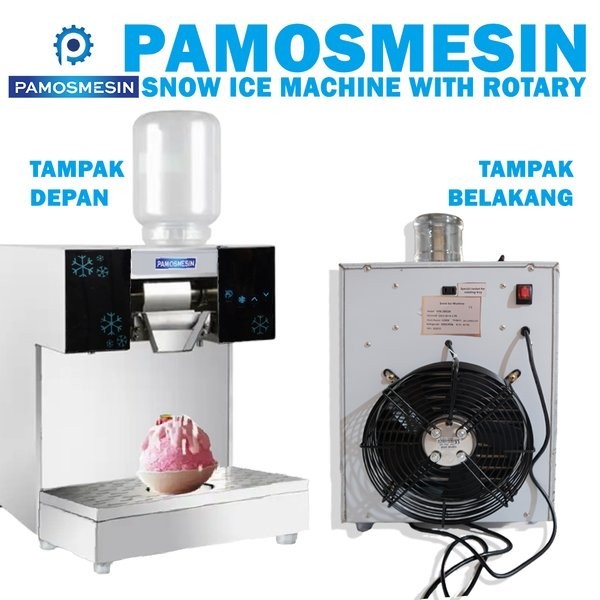 PAMOSROOM SNOW ICE MACHINE BINGSU MESIN ES KRIM KOREA BINGSU + NAMPAN