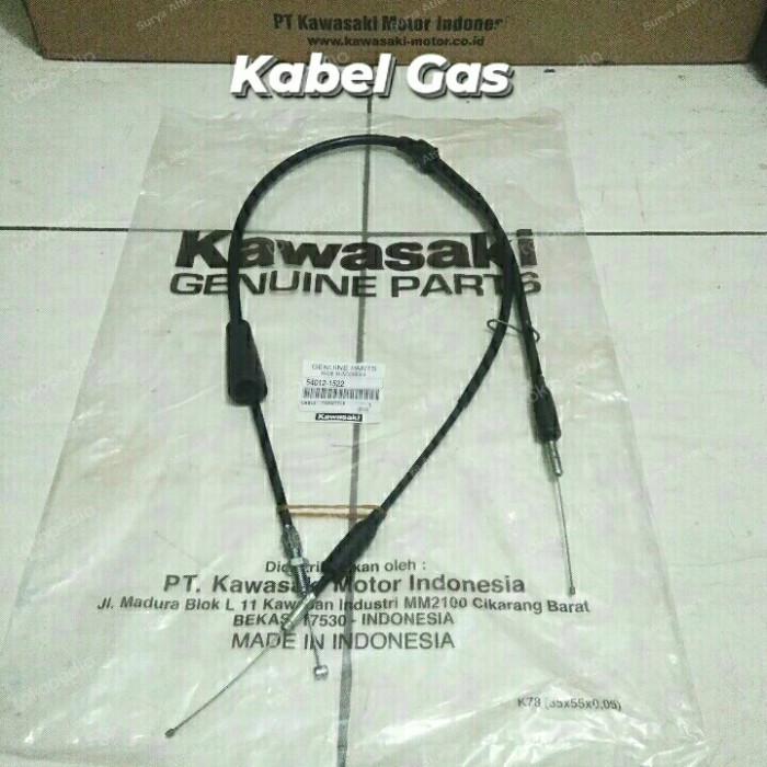 KABEL GAS PANJANG NINJA SS STANG PIPA BISA JUGA UNTUK R