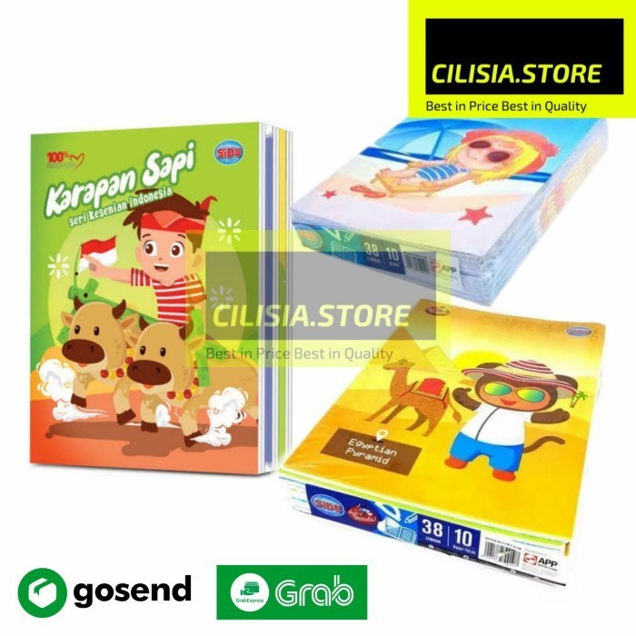 

PROMO Buku Tulis Sidu 38 Lembar Sinar Dunia Isi 10 Buku Ukuran Kwarto