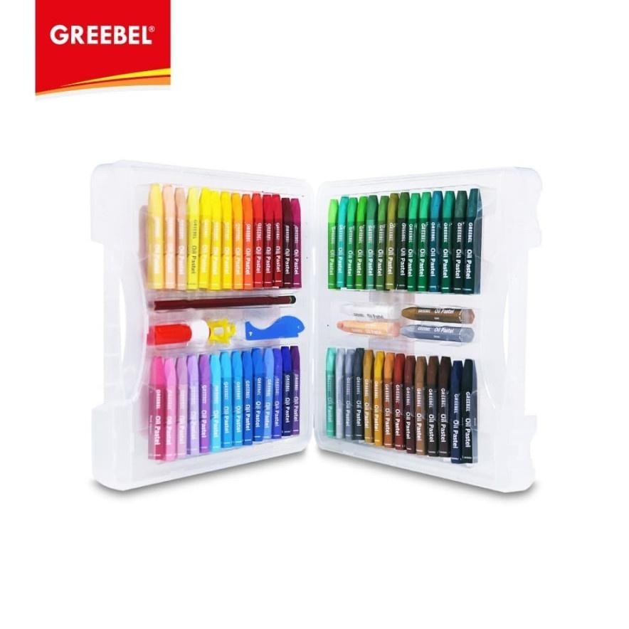 

KRAYON GREEBEL KIDS OIL PASTEL CRAYON 55 COLOR/ WARNA TERBARU