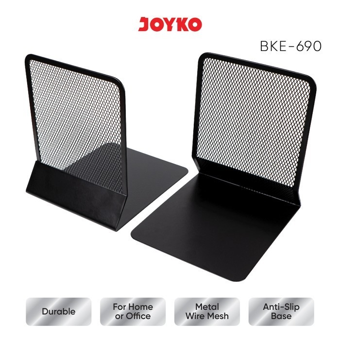 

(SET) Sandaran Penahan Pembatas Buku / Book End - Joyko BKE-690 MURAH