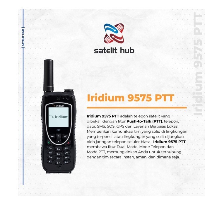 Telepon Satelit Iridium 9575 PTT