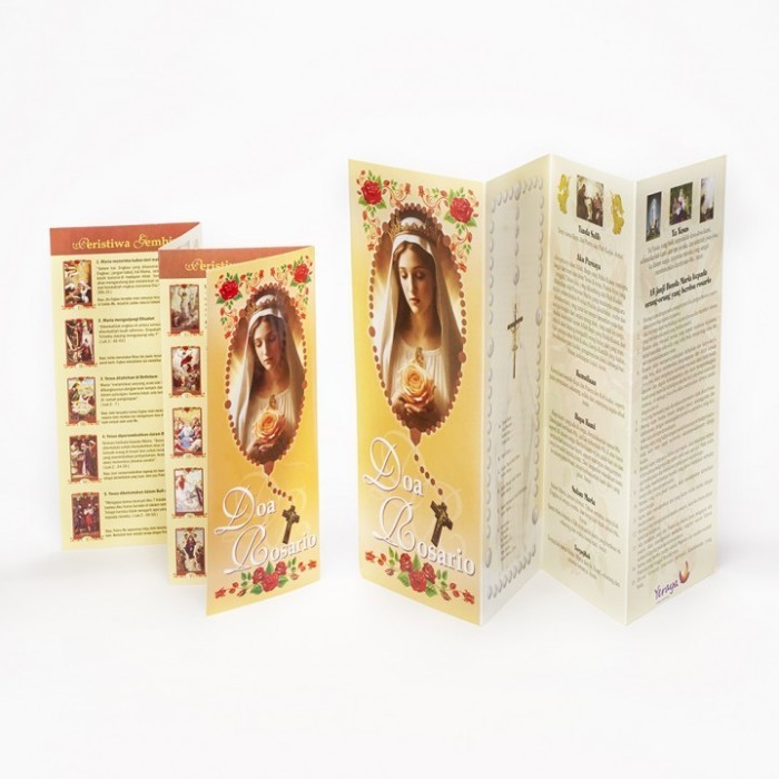 Min Lembaran Doa Rosario-Kertas Doa Rosario-Buku Kumpulan Doa Rohani