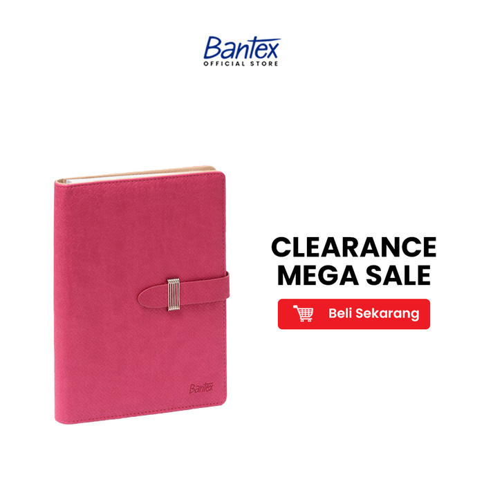 

Buku Agenda Planner Cover Kulit Pink Leather Diary Bantex #7491 19 HOT SALE