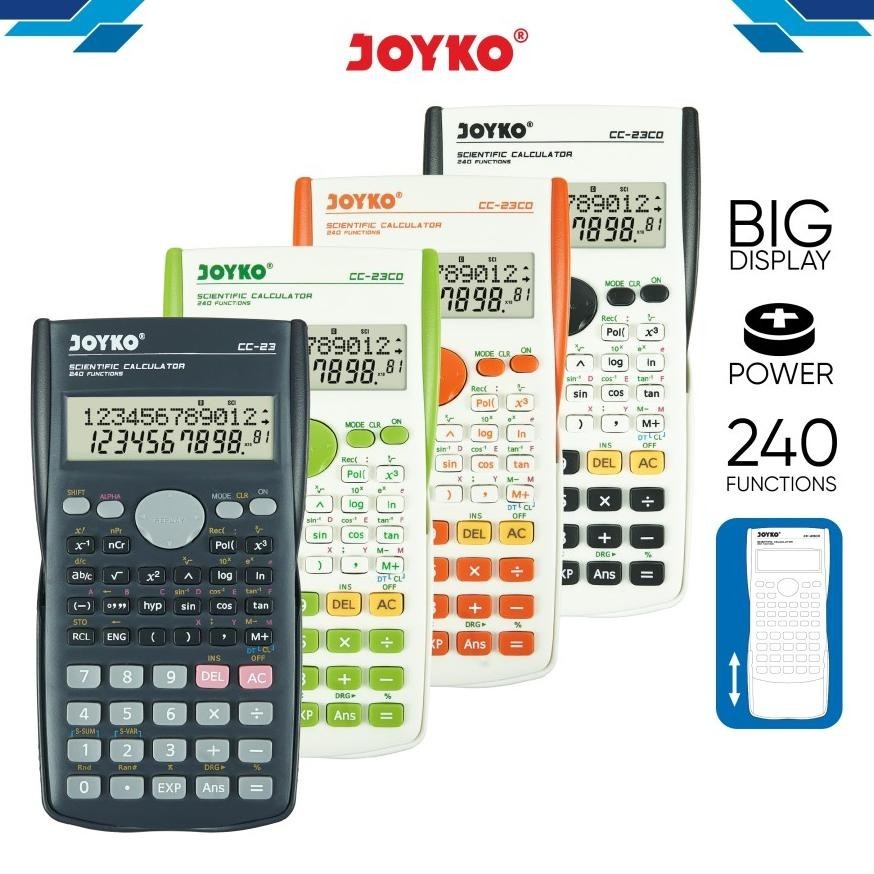

KALKULATOR SCIENTIFIC MURAH JOYKO VIS 1 CALCULATOR ILMIAH ESTETIK KALKULATOR SCIENTIFIC JOYKO CC25 PASTEL LUCU TERMURAH KALKULATOR SCIENTIFIC MURAH MITRA ABADI KATALOG COD