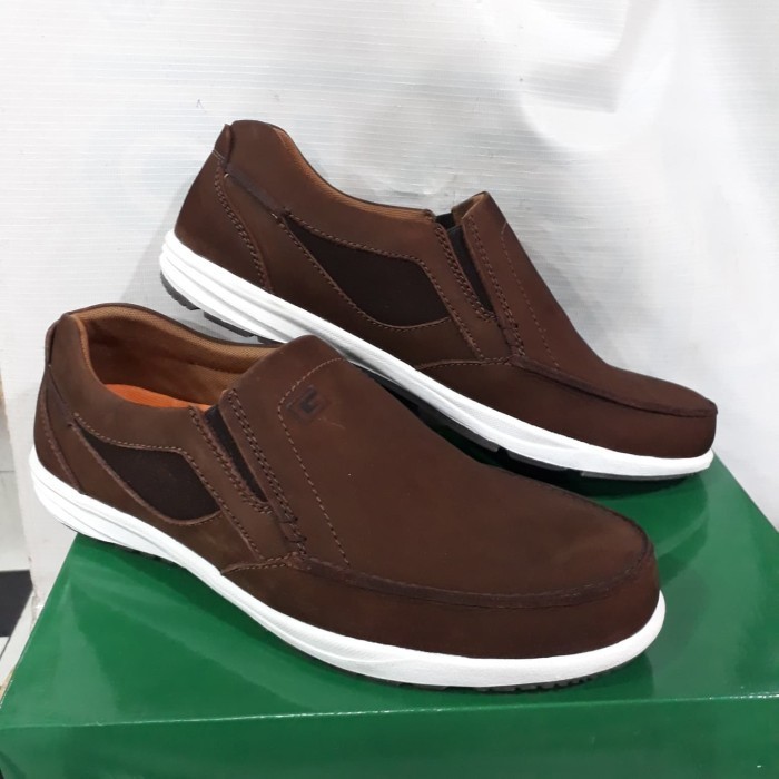 Sepatu Casual Pria Kulit Gats Kn-002 Coklat