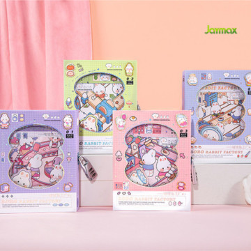 

HRG DISKON Notebook Bobo Rabbit Factory + Password Lock / Diary Gembok