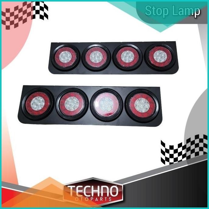 Lampu Led Rem Stop lamp Stoplamp Bak Truk 24v 403 Hino Giga Canter dll