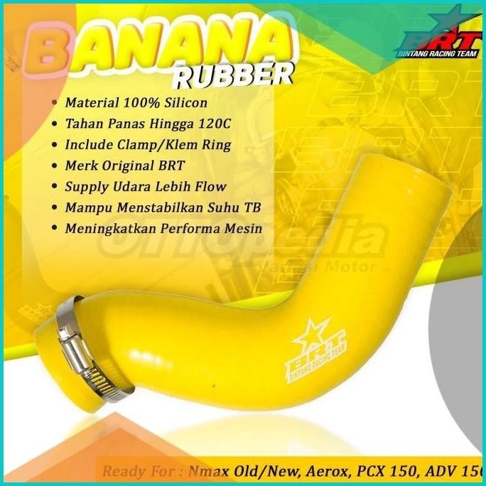 Karet Filter Velocity Banana Rubber TB BRT Nmax Old/New Aerox Pcx Ori