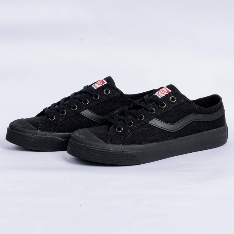 Hasanah36 Sepatu Vantela Low All Black Pendek Full Hitam|Sepatu Full Hitam|Vantela Hitam|Sepatu Hita