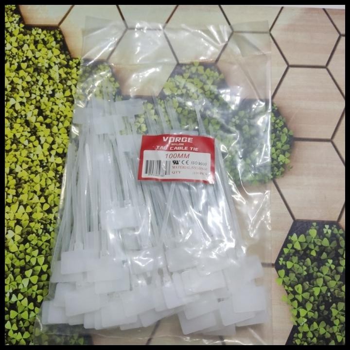 

BEST DEAL MARKER TIE 10 CM X 2.5MM PENGIKAT KABEL CABLE TIES LABEL NAME 100 MM !!!