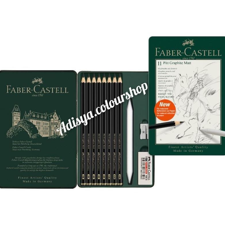 

Sedang Promooo !!! Pitt Graphite Matt Set Pencil Faber Castell || New Product || Promo Special