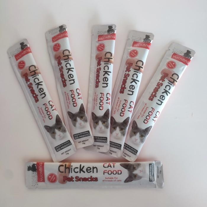 Snack Kucing Yuchang Camilan Kucing Rasa Chicken - Ulalaa