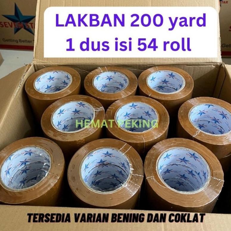 

Lagi Promooo !!! Lakban 200 Yard 1 Dus Isi 54 Roll