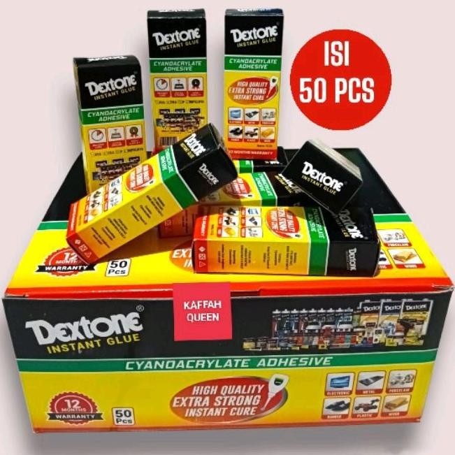 

Banyak Promooo !!! Lem Korea Dextone 1 Box Isi 50 Pcs