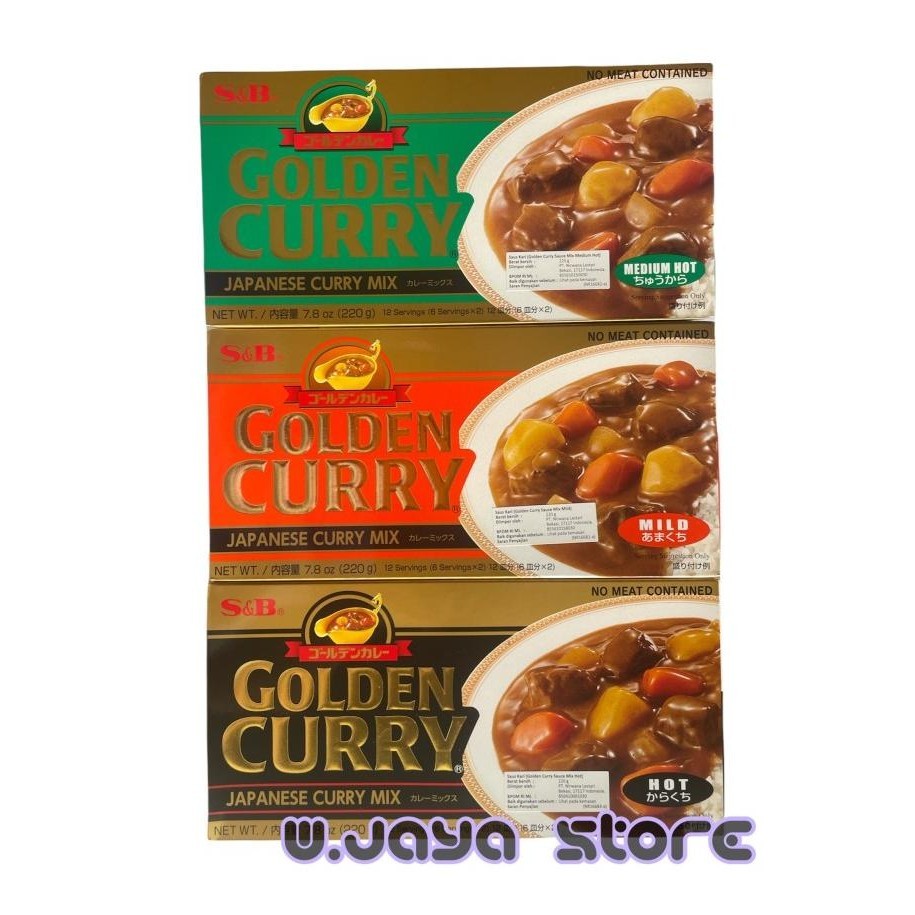 

SnB Golden Curry Sauce Mix- Bumbu Saus Kari 220gr Jepang