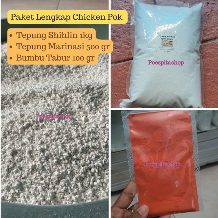 

Paket Chicken Pok Lengkap / Tepung Shihlin