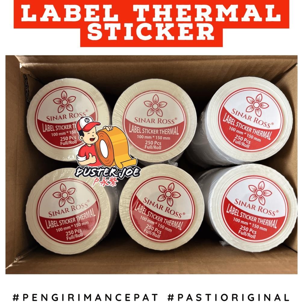 

Banyak Diskon!!! Sinar Ross Label Kertas Thermal Barcode 100X150 Isi 250 Per 1 Dus