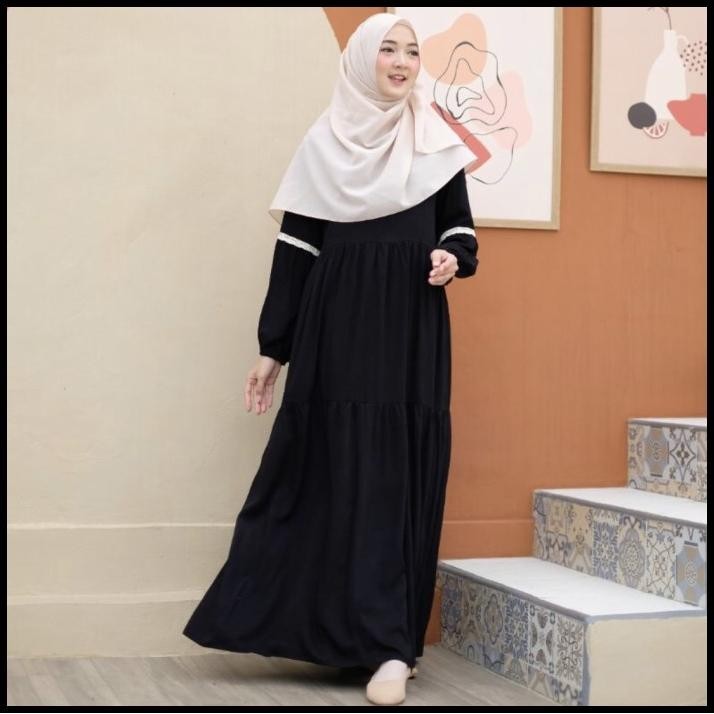 DISKON) ILONA DRESS MUSLIM ALARIS GAMIS RAYON Silahkan diorder