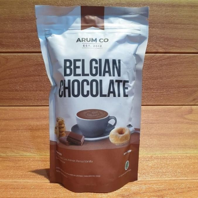 

Arum Co Belgian Chocolate 500gr / Minuman Bubuk Coklat Belgian / Choco