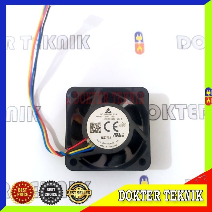 AFB0412SHB Axial Fan Delta 4 Wire 0.35A DC12V DC Brushless