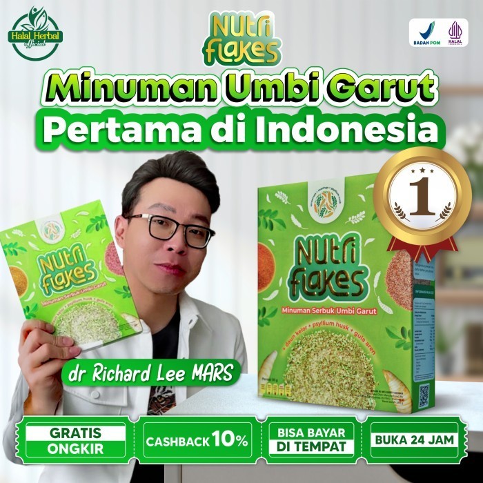 

Nutriflakes Sereal Sehat Umbi Garut - Solusi Untuk Gangguan Cernaan