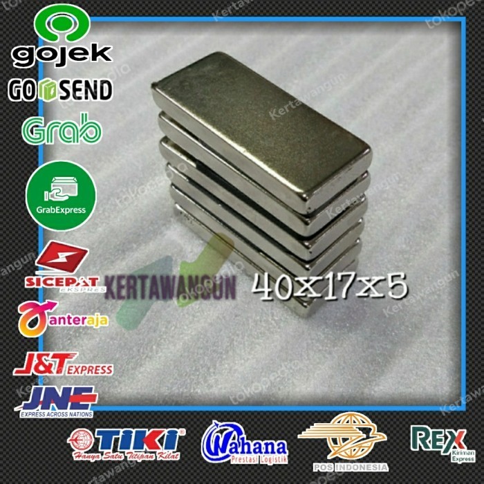 

Magnet / Magnit Neodymium Batang 40X17X5