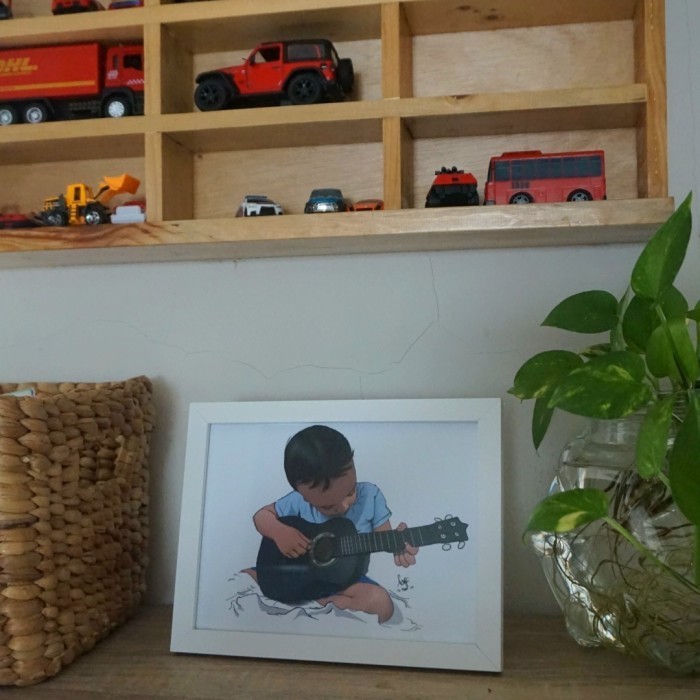 Sketsa Wajah Berwarna