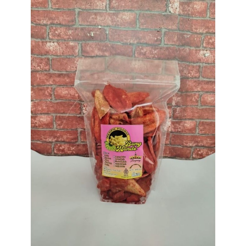 

500gr KRIPIK PISANG SAMBAL BALADO,BANG NANDO KHAS LAMPUNG