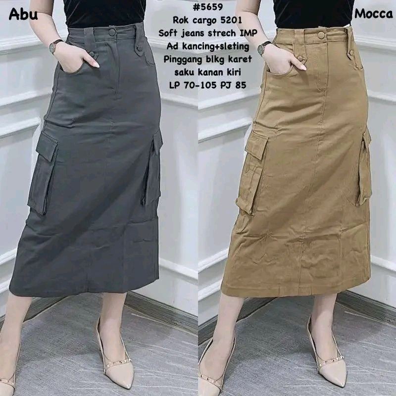 ROK CARGO WANITA | ROK TWIIL | ROK WANITA | CARGO
