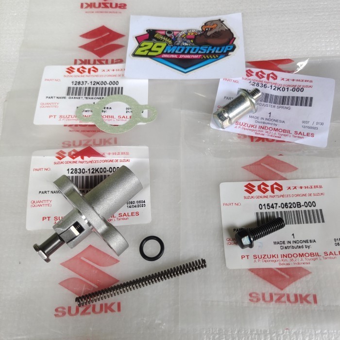 Tonjokan Keteng Adjuster Set Tensioner Satria Fu Fi Gsx Bandit Sgp Ori