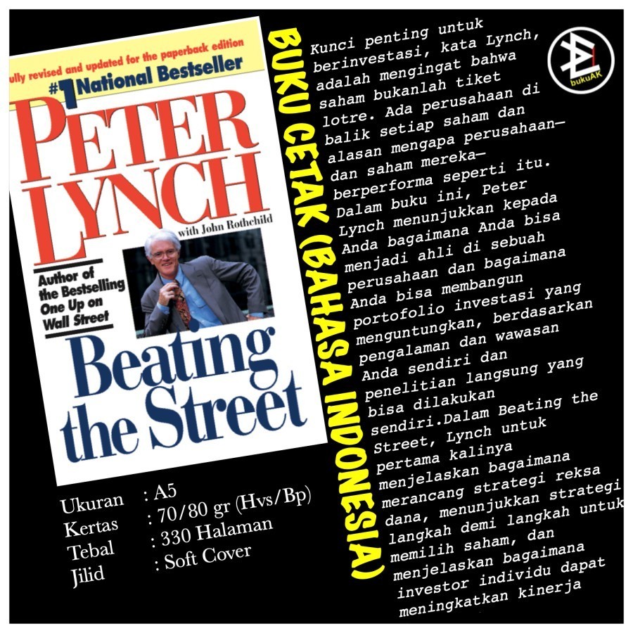 Beating the Street - Peter Lynch (Buku Cetak)