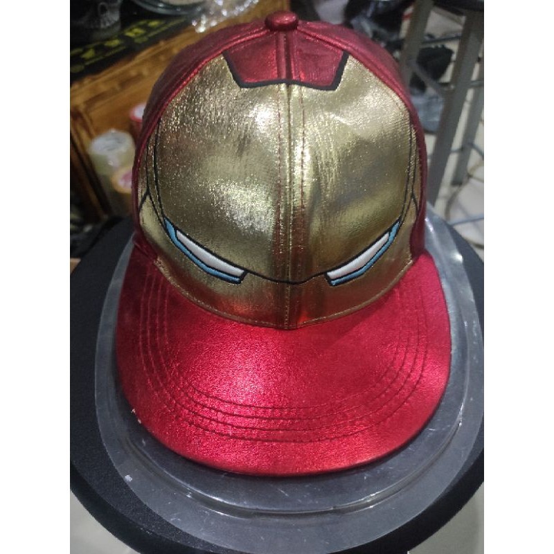 Topi Snapback Import Iron Man (Marvel) Original Setelan-Strep