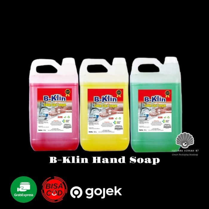 Sabun Cuci Tangan B-Klin 5 Liter / Handsoap B-Klin 5000 Ml