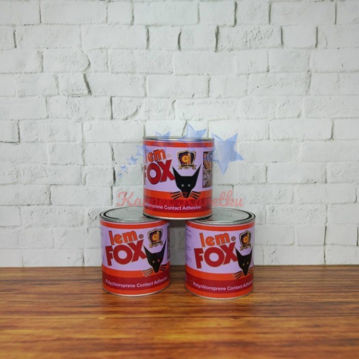 

Lem Fox Merah Kaleng 1kg (net 600gr)