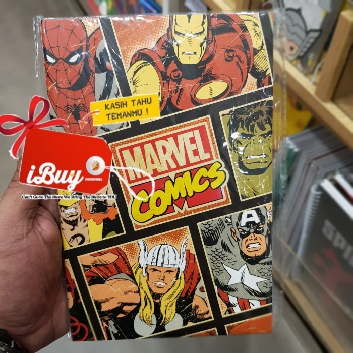 

Miniso Marvel Comic Avenger Book Notebook Buku Tulis 30 Sheets HOT PROMO