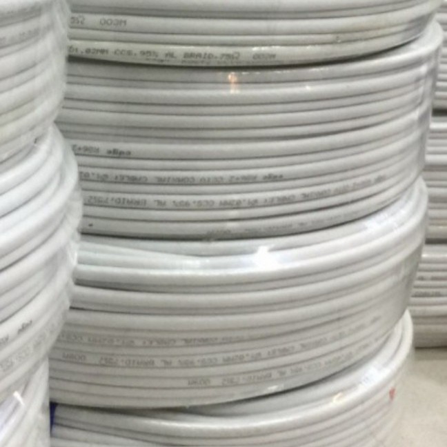 Paling Baik Kabel Cctv Rg59+P 100M Kabel Rg59+P 100M / Kabel Rg59+P 100M Termurah