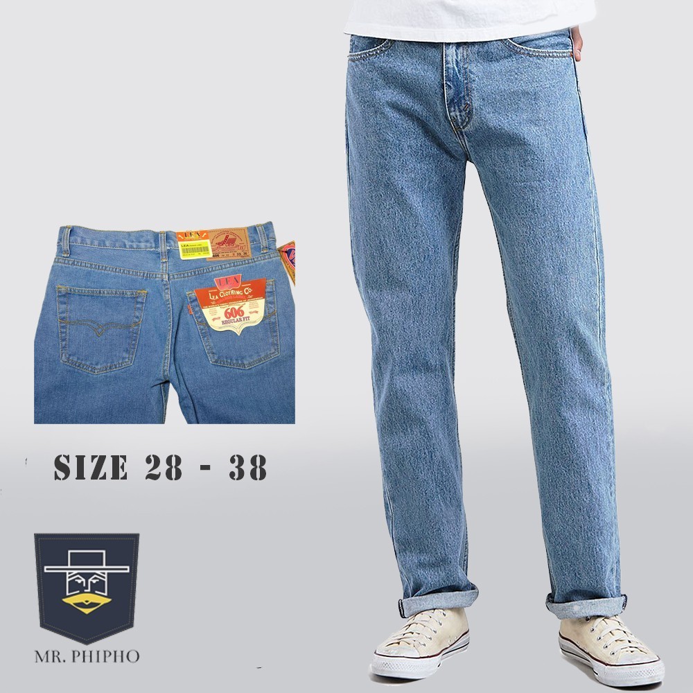 Promo Mega Sale 4.4 // Celana Jeans Lea 606 Reguler fit Celana Jeans Pria LEA Jens Panjang Pria Best
