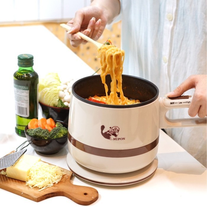Dheao Panci Listrik Serbaguna Ptfe Non-Stick Coating Pfoa Free (Sudah Lolos