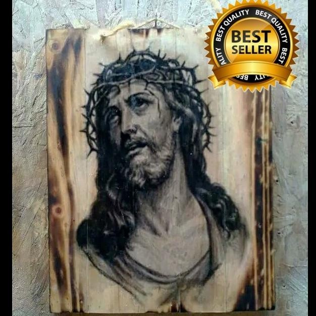 Lukisan Tuhan Yesus kristus Hiasan Dinding Rohani Katolik Gereja